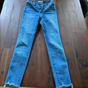 Madewell cropped 10" high-rise jeans